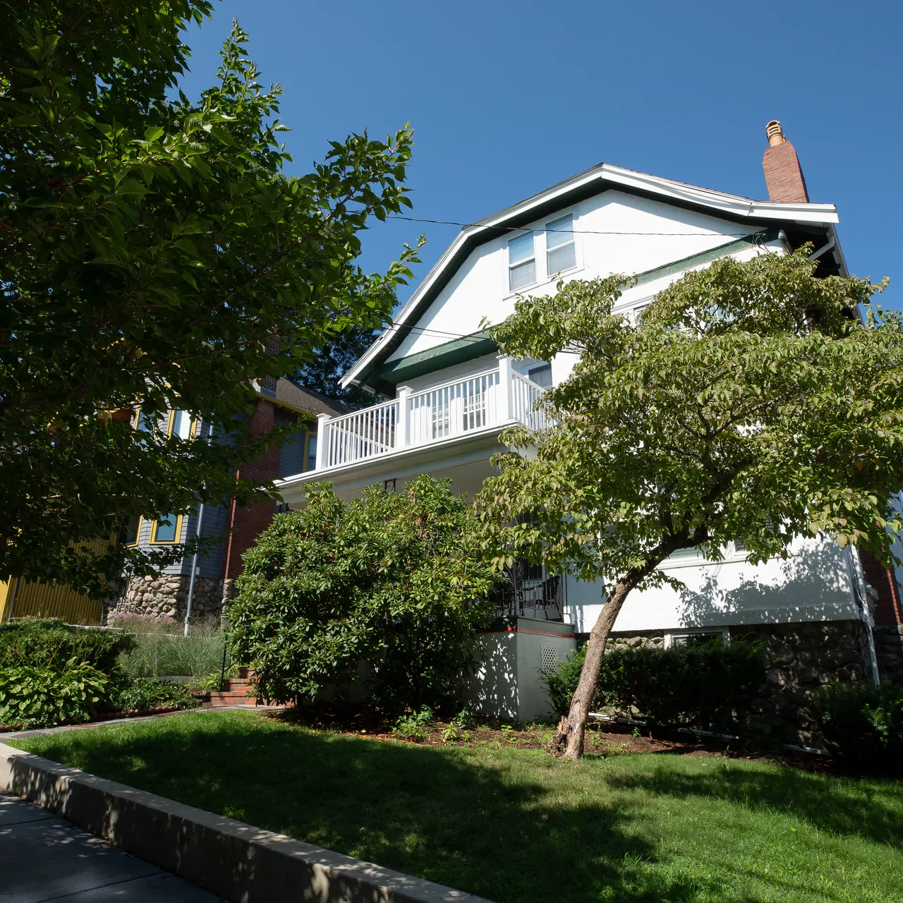 Exterior of Cushing house